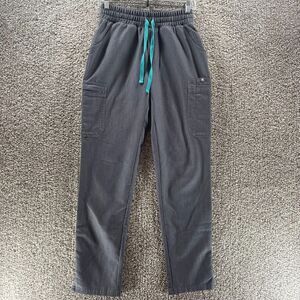 Figs Scrub Pants Womens XS Gray Yola High Waist Technical Collection Medical